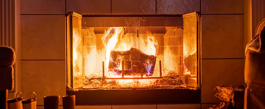Mendota Hearth Landscape Fireplace Installation in La Porte, Indiana