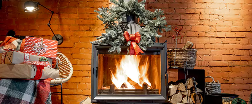 Travis Industries Linear Gas Fireplace Installation in La Porte, Indiana
