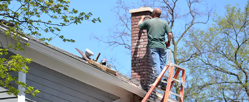 Vinyl and PVC Chimney Flashing Installation in La Porte, IN