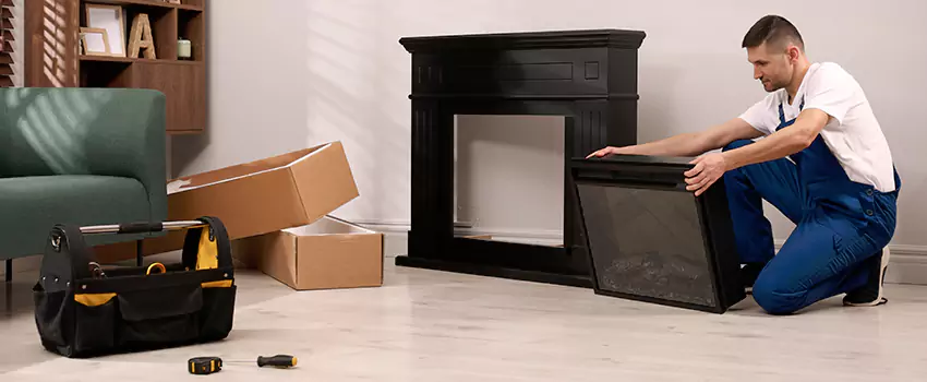 Old Rusted Metal Fireplace Repair And Replacement in La Porte, IN