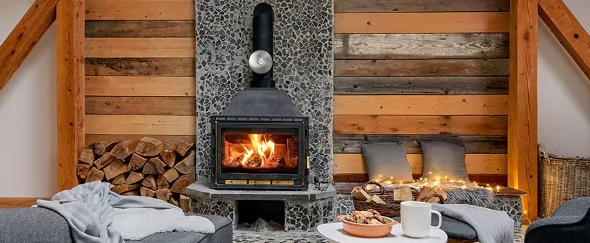 Thelin Hearth Products Direct Vent Gas Stove Fireplace Inspection in La Porte, Indiana