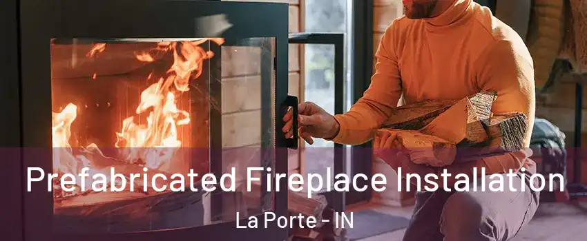  Prefabricated Fireplace Installation La Porte - IN